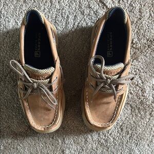 Like New Toddler Sperry Tan Dress Shoes